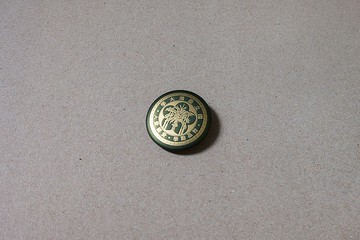 ntu-authentic 臺灣大學 胸章校徽 - 霧綠