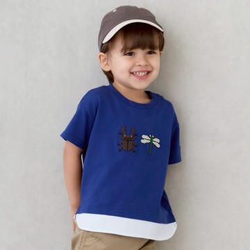 petit main 品牌旗艦店  印花短袖T恤 【日本直接出貨】