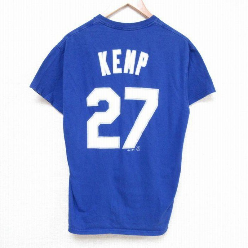 野球☆ユニフォーム☆LA☆ドジャース☆マットケンプ☆27 応援グッズ