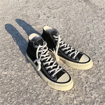 帆布鞋 帆布鞋男高筒春季百搭潮鞋韓版布鞋潮流學生情侶鞋子男鞋 瑪麗蘇精品鞋包