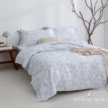 HOYACASA 自然脈動琉璃60支天絲涼被-海蘊