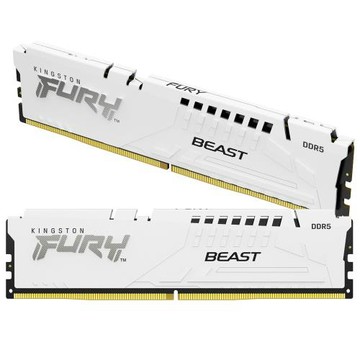 Kingston 金士頓 FURY Beast 白 KF556C36BWEK2-32 DDR5-5600 32GB=16GBx2 超頻記憶體