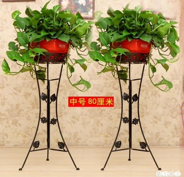 花架 歐式加厚鐵藝花架多層客廳落地陽台折疊花架綠蘿花架子特價 全館免運