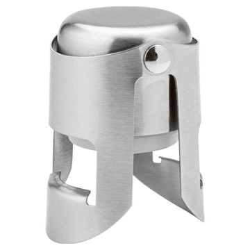 utopia 髮絲紋香檳瓶塞  1個  銀色