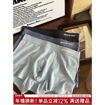 男士內褲夏季大碼男生莫代爾四角短褲男款透氣平角褲抑菌寬松舒適