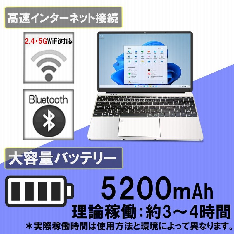 新品ノートパソコン 安い 2025モデル 13世代N95 Webカメラ