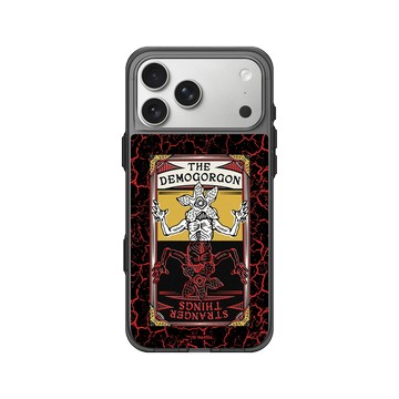 iPhone 17 Pro Max Clear (相機按鈕) 酷墨灰 - Stranger Things - 魔神卡牌