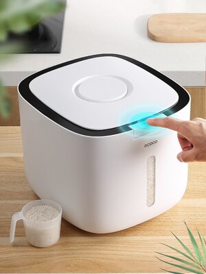 米缸雜糧收納盒子 麵粉儲米箱 廚房防潮密封塑膠米桶 家用 五穀雜糧 寵物乾糧 儲糧桶 飼料桶