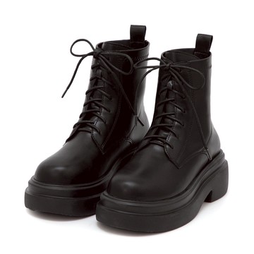 D+AF 偶像學園輕量厚底綁帶短靴