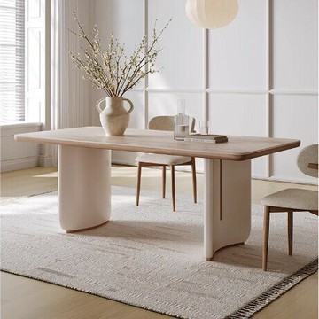 免運/公司貨 餐桌椅 桌椅組合 法式奶油風巖板餐桌家用小戶型現代簡約高級感輕奢實木巖板飯桌椅 可開發票 全館五折 工廠現貨直銷 新品特價 z10303