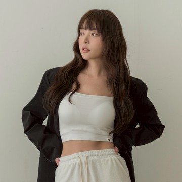 【現貨】DOROSIWA | 平口冰絲感Bra Top 一般/ 短版
