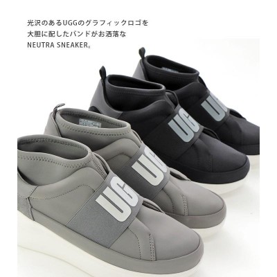 UGG ニュートラ スニーカー レディース スリッポン アグ ロゴ