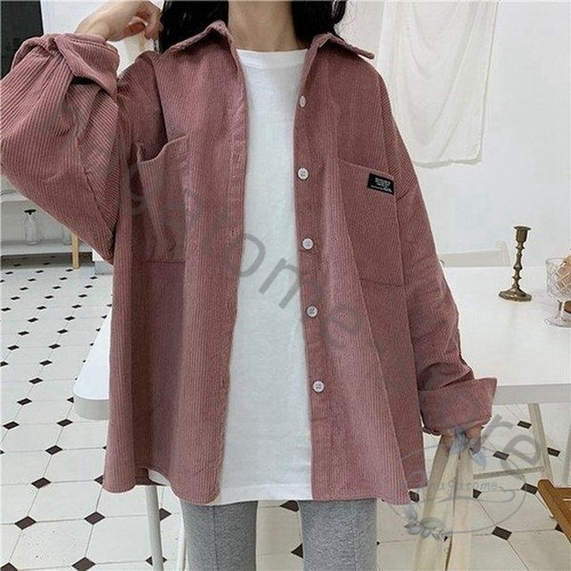 年 秋冬 新作 コーデュロイシャツ ブラウス シャツ レディース トップス 無地 襟付き 半袖 長袖 上品 きれいめ シンプル 女子会 カジュアル お出掛け 旅行 通販 Lineポイント最大get Lineショッピング