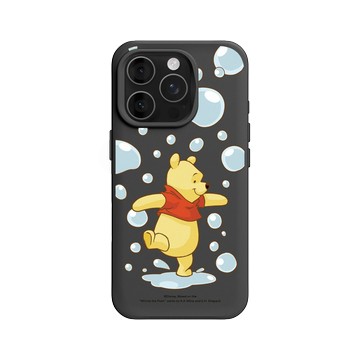 iPhone 16 Pro SolidX 黑 - 迪士尼-小熊維尼 Disney Winnie The Pooh - 玩泡泡