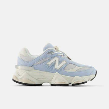 New Balance 紐巴倫 9060 [P90606CL] 中童 休閒鞋 寬楦 復古 麂皮 流行 水藍 灰