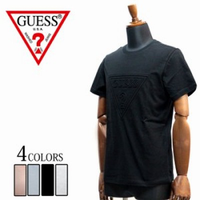 GUESS ゲス メンズ 半袖 エンボス加工 Tシャツ トップス mizk9409 