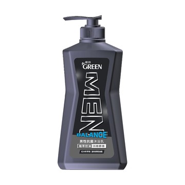 [家速配]綠的男性抗菌沐浴乳-植萃控油沉穩麝香