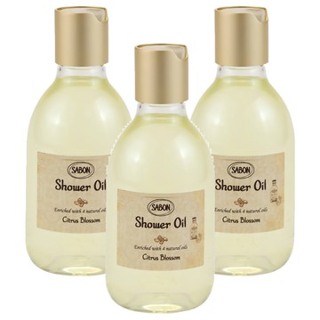SABON 沐浴油 橙花漫舞  300ml  3瓶