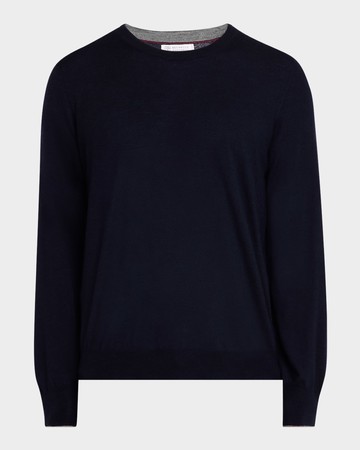 Men's Fine Gauge Crewneck Sweater