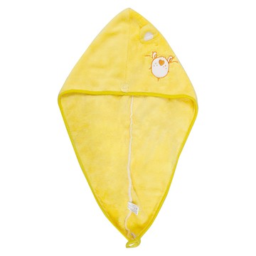 Care Bears 彩虹熊 珊瑚絨乾髮帽 61.3 x 39cm  黃色  1個