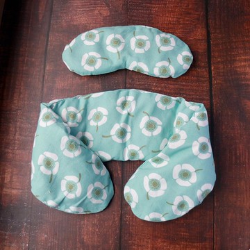 【清瑩】肩頸用草本熱敷墊  溫敷舒眠眼罩 微波加熱 舒緩肩頸痠痛