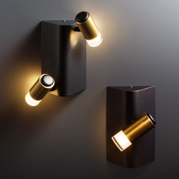 工業現代風金屬質感壁燈（附LED G9 燈泡／燈具左右可調）40-71641、71642