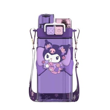 三麗鷗兒童水杯子上學專用男女孩雙飲杯高顏值便攜吸管杯學生水壺