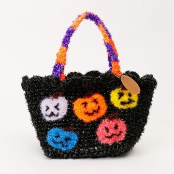 萬聖節南瓜手提包　可愛南瓜刺繡　日本製　輕量款　YURIPOP　HAL
