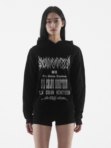 MULTI SCN SINGLE HOODIE [BLACK]