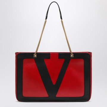 Large Viva Superstar bag red/black