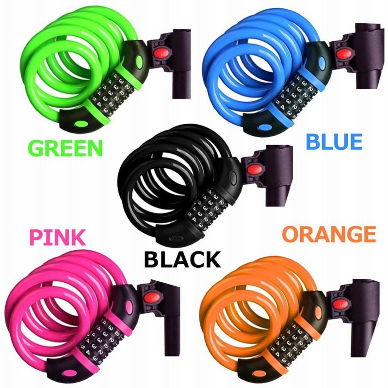 ワイヤーロック 解除ナンバー3156 「サイコロ」80cm ダイヤル式 ワイヤーロック 解除ナンバー3156 「サイコロ」80cm ダイヤル式