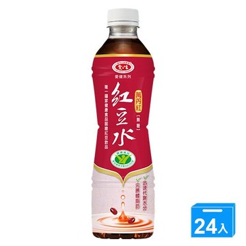 愛健萬丹紅紅豆水530ml x24入/箱【愛買】