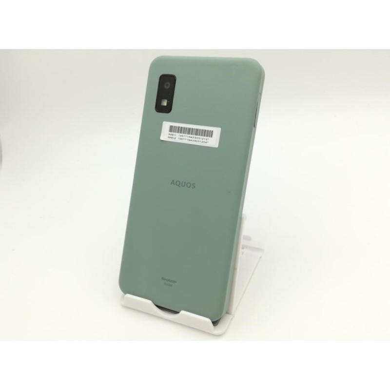 中古】SHARP UQmobile 【SIMフリー】 AQUOS wish オリーブグリーン 4GB