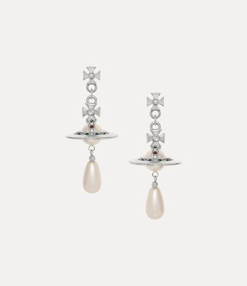 Vivienne Westwood Pearl Drop Earrings Silver Pearls / Zirconia Women