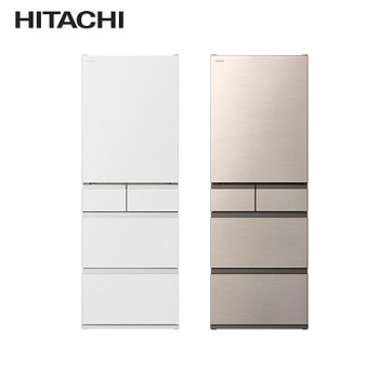 Hitachi 日立 日製五門475L變頻冰箱 RHS49NJ -含基本安裝+舊機回收(特賣)消光白(S