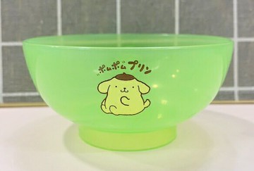 【震撼精品百貨】Pom Pom Purin 布丁狗 三麗鷗布丁狗塑膠碗/美耐皿碗-透明綠#02888 震撼日式精品百貨