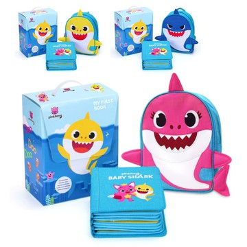 MY FIRST BOOK 蒙特梭利寶寶第一本書【限定版 鯊魚版布書baby shark】