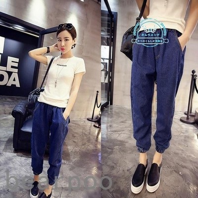 パンツ レディース デニム ジョガーパンツ クロップド ウエストゴム ノンウォッシュ カジュアル きれいめ Good Clothes 通販 Lineポイント最大get Lineショッピング