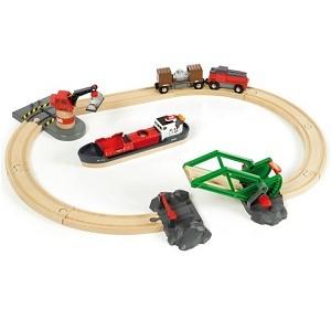 BRIO ブリオ レールウェイ カーゴハーバーセット 33061