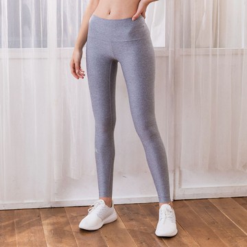 namasteslim 包覆瑜珈褲 - 麻灰
