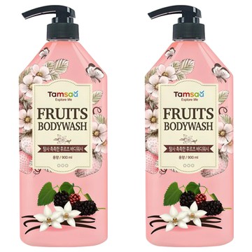 Tamsaa 香氛沐浴乳 果香  2瓶  900g