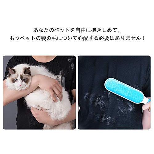 Alfaview ペットブラシ 猫用 犬用 ブラッシュペット 抜け毛ブラシ 静電