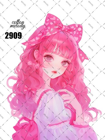 原廠貼紙 no.2909 人物貼紙 原創貼紙 原創人物貼紙 裝飾貼紙 棉旋律