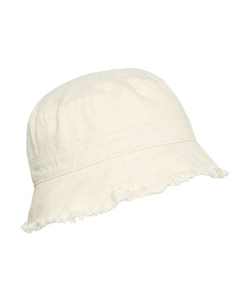 素面米色漁夫帽52cm