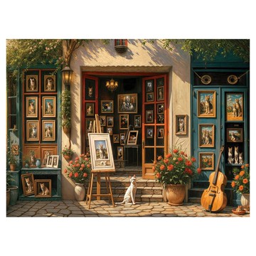 貓咪畫廊_Anatolian_1000片拼圖