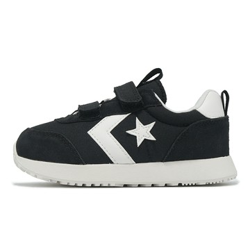 Converse 童鞋 Omega Trainer 小童 學步鞋 寶寶鞋 黑 白 麂皮 魔鬼氈 A13097C