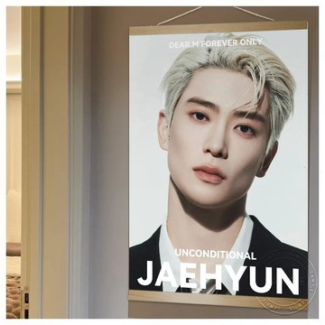 偶像周邊 NCT127鄭在玹卷軸掛畫應援周邊明星 相框臥室牀頭掛飾擺件周邊 禮物 創意 愛豆周邊 擺飾 偶像應援物 週邊