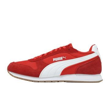 Puma 休閒鞋 ST Miler 男鞋 女鞋 紅 白 麂皮 復古 拼接 板鞋 401622-09