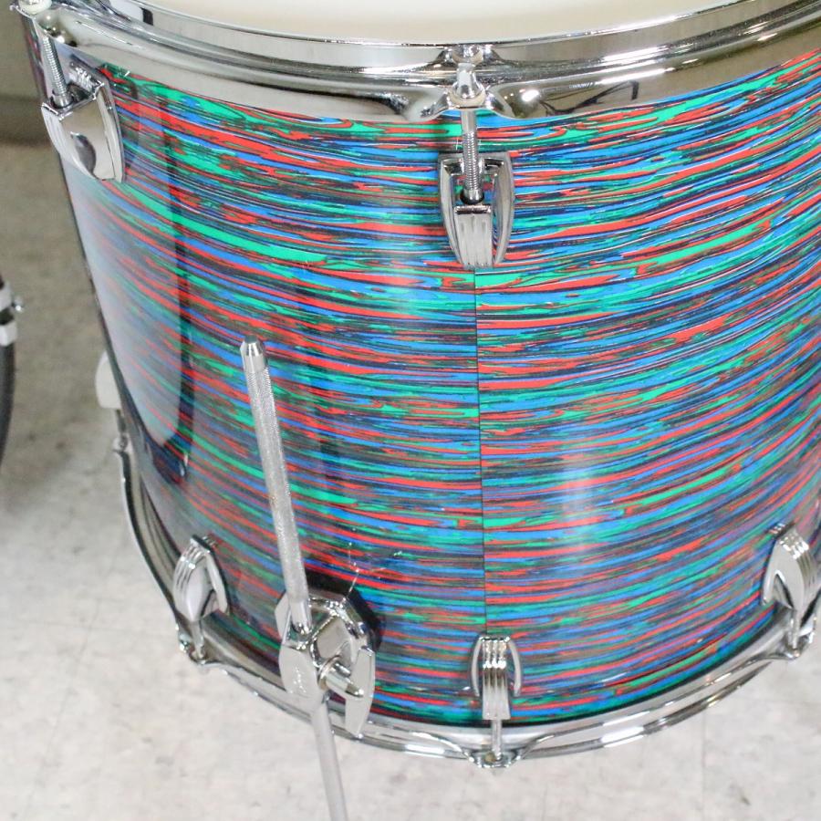 (中古)Ludwig   Classic Maple Limited 2002 Psychedelic Red 22 12 13 16 4pc ラディック ドラムセット(池袋店)