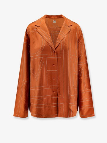 Silk Pajamas Shirt - TOTEME - gender_Woman